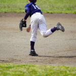 野球肘になった少年